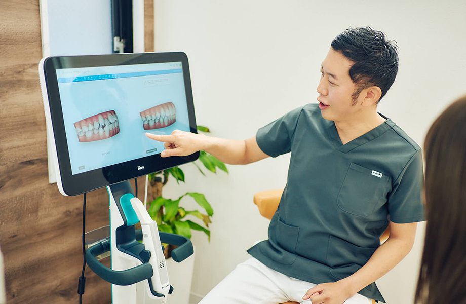3Dスキャンによる歯型採得と治療のシミュレーション